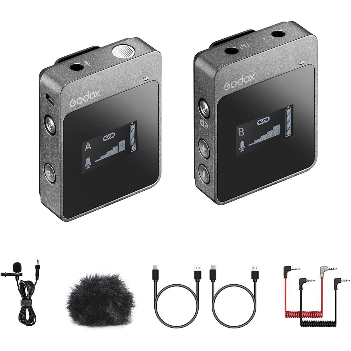 Godox MoveLink M1 Wireless Microphone System - cambuy-lives Godox MoveLink M1 Wireless Microphone System - cambuy-lives
